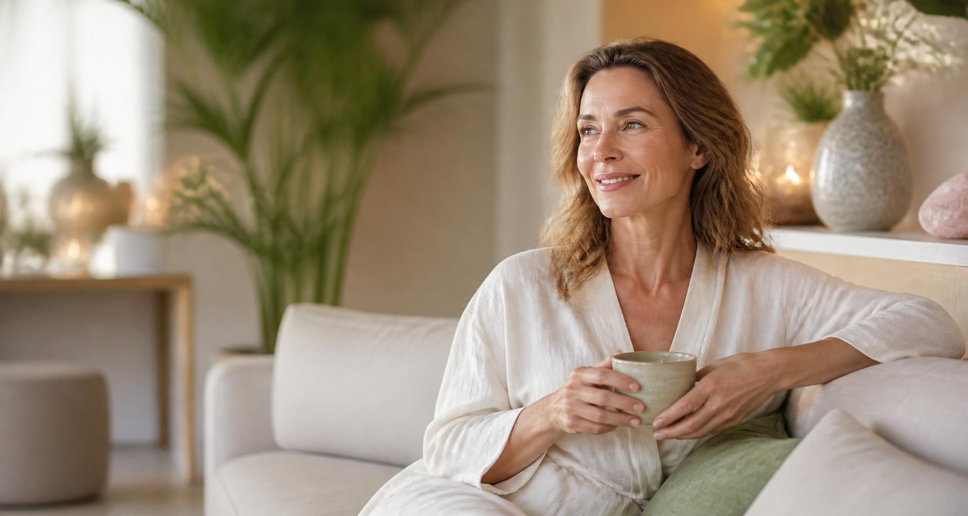 Warm, welcoming wellness lounge at Ridgeline Longevity & Aesthetics in Idaho Falls